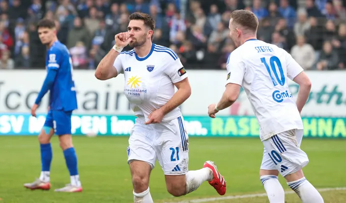 2:2 in Meppen - Steffens trifft beim Jubiläum doppelt