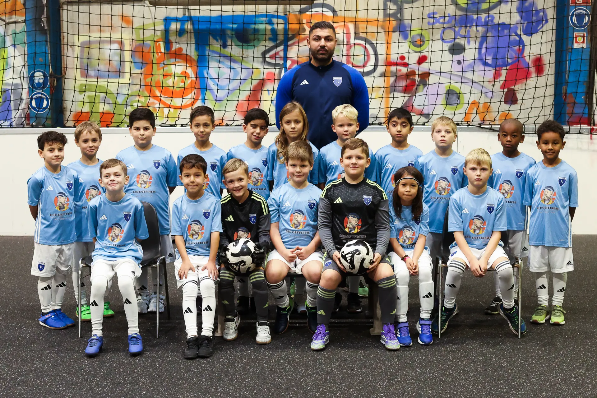 Mannschaftsfoto BSV Kickers Emden F-Jugend