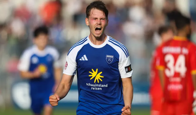 3:2 in Hannover: Kickers feiert fünften Sieg in Serie