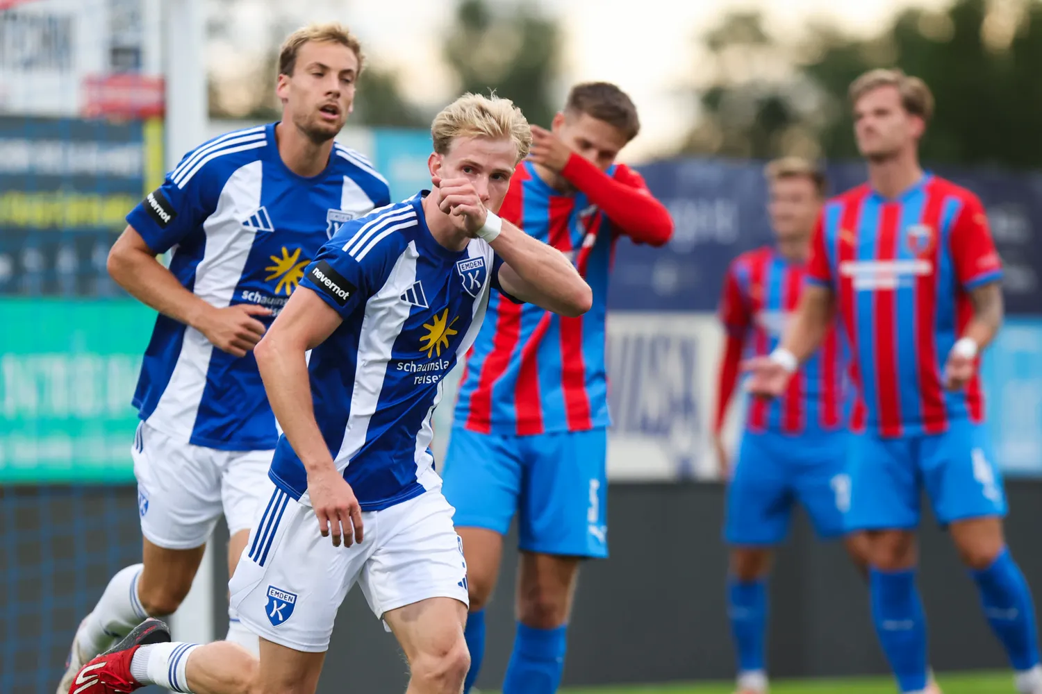 4:2 in Drochtersen - Kickers steht im Pokal-Halbfinale