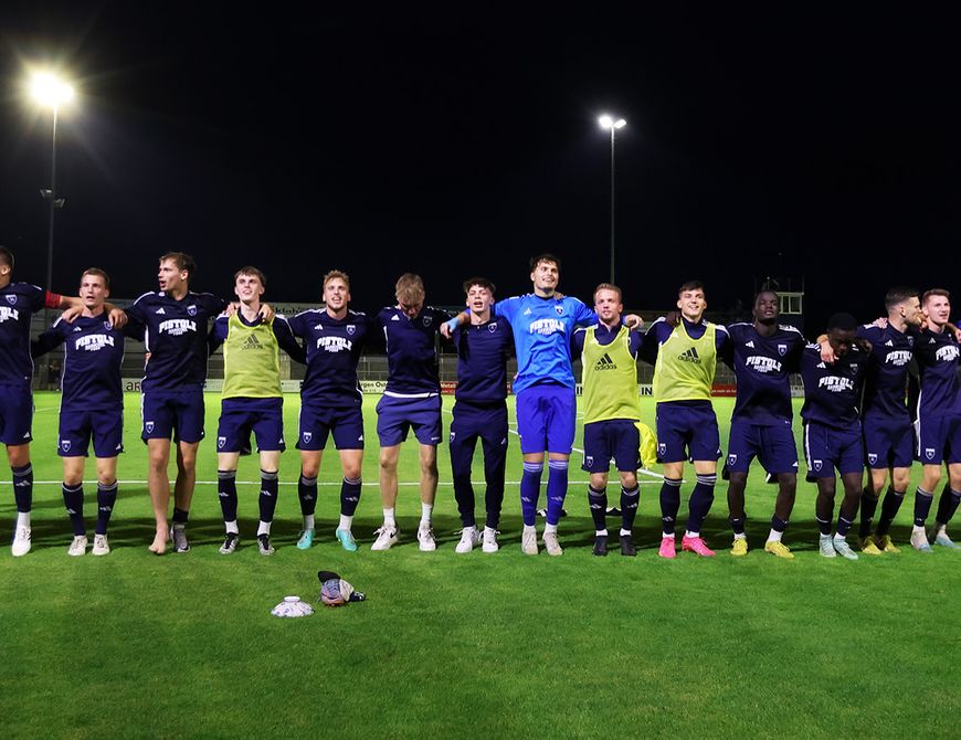 Kickers dank Steffens-Doppelpack im Pokal-Viertelfinale